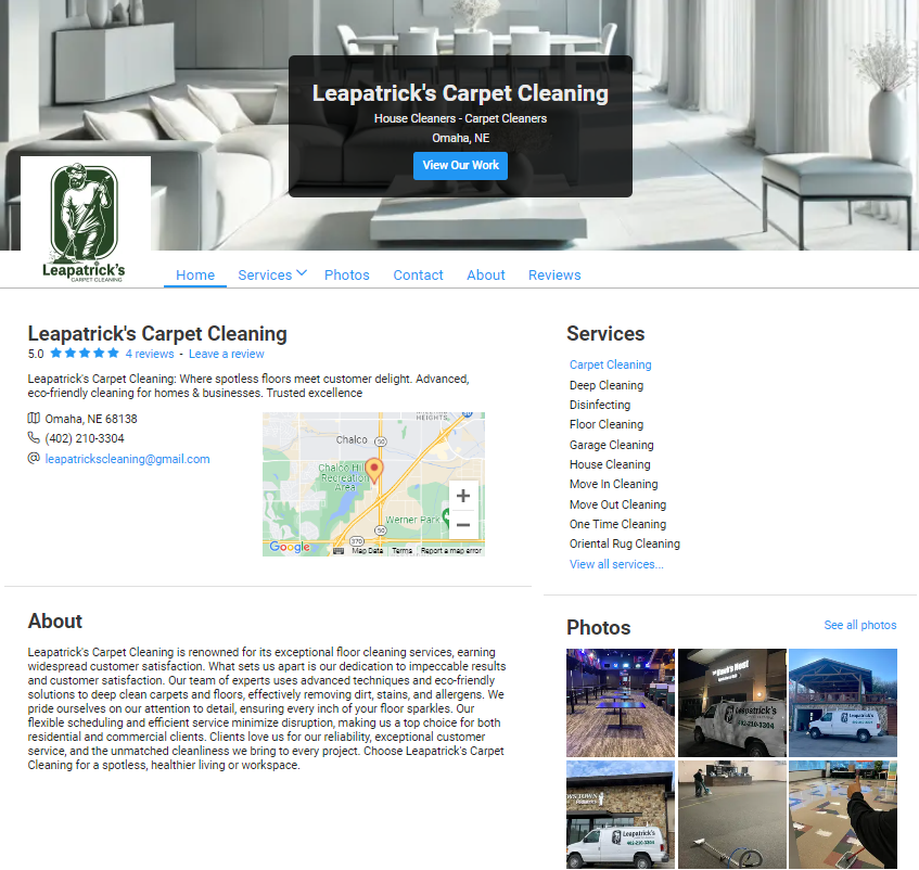 Custom Business Website