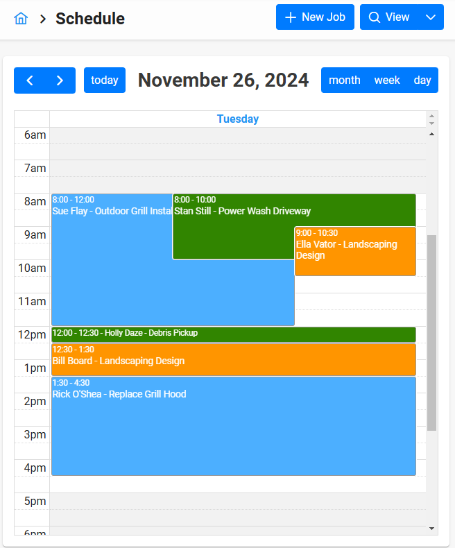 Introducing Custom Calendar Colors to Manage Jobs