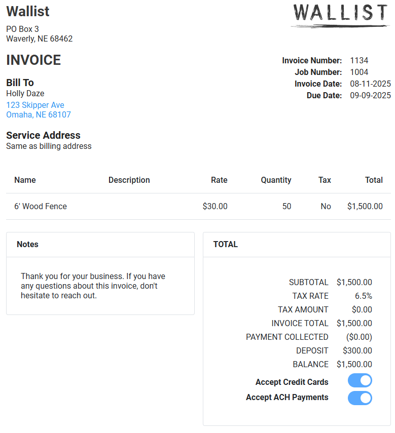 Invoices